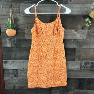 Open back mini dress